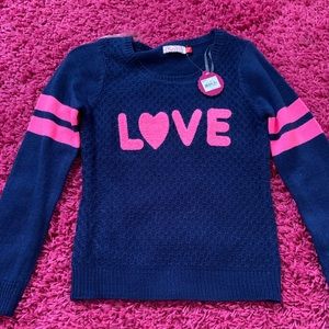 NWT girls Sweater